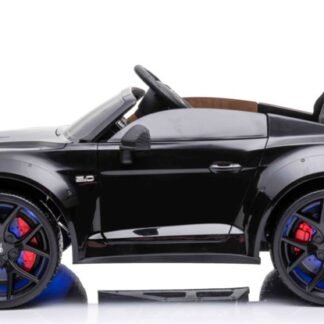 Coche 24v niños Ford Mustang GT-500 , 24V , negro, Mp4, cuero, eva INDA140-SX2038zw